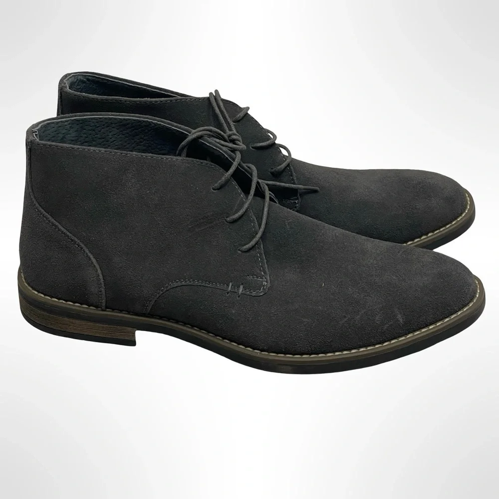 Bruno Marc Black Men's Suede Shoes sizes 6.5,7,8.5 & 12 NEW